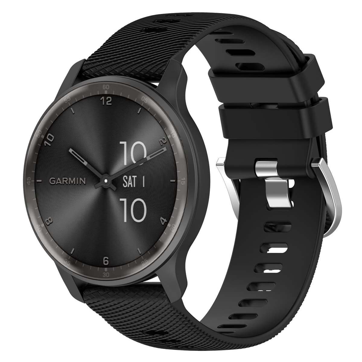 Klokkeb Nd Silikon Sort Garmin Vivomove Trend Elkj P