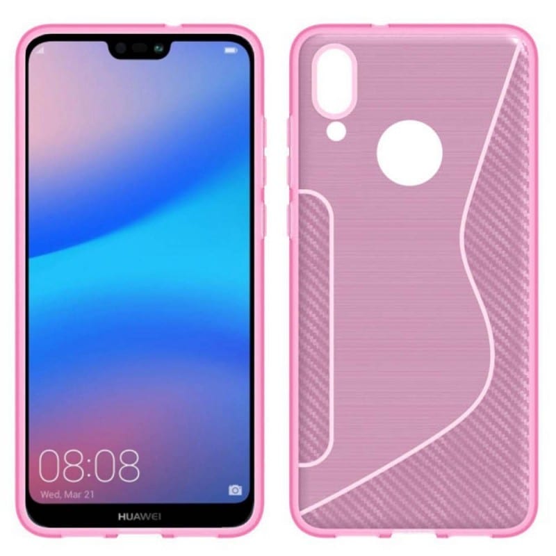 S Line Silikondeksel Huawei P Lite Ane Lx Rosa Elkj P Elkj P