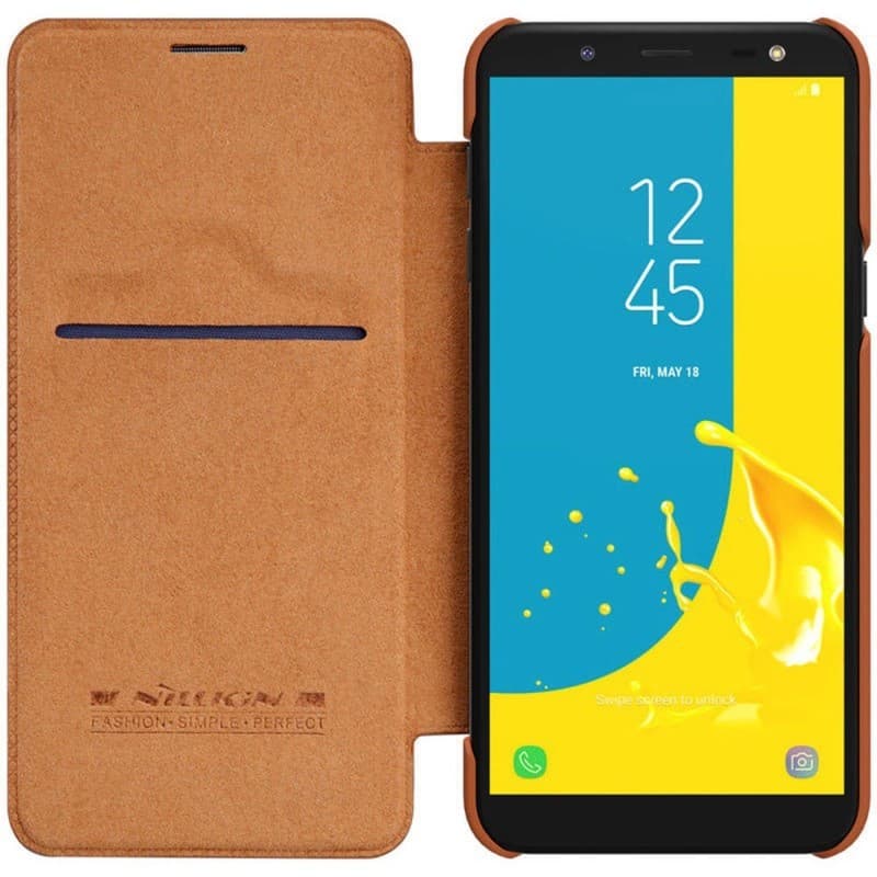 Nillkin Qin Flipdeksel Samsung Galaxy J Sm J F Brun