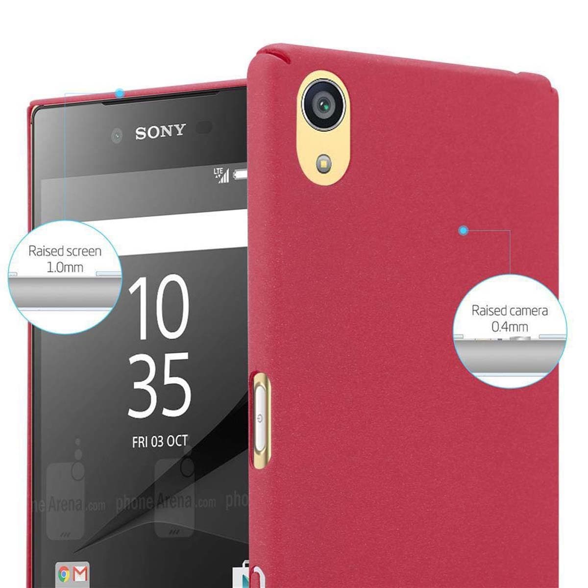 Sony Xperia Z5 PREMIUM Hardt Deksel Cover rød Elkjøp