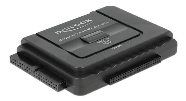 Delock Konverter USB 3.0 til SATA 6GB/s/IDE40PIN/IDE44PIN, Svart