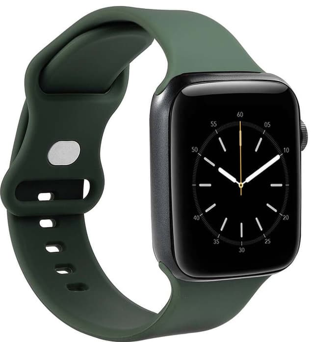 Gear silikonreim til Apple Watch 38-41mm (oliven)