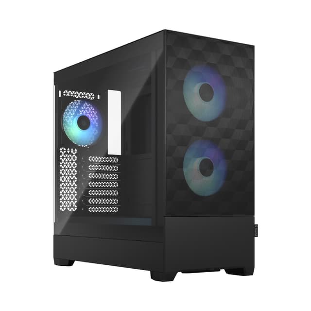 Fractal Pop Air RGB PC-kabinett (sort/gjennomsiktig tint)