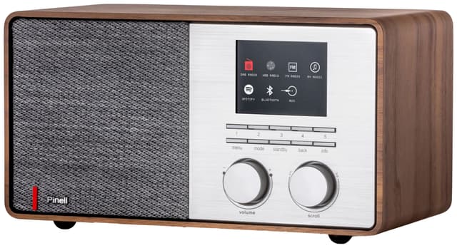 Pinell Supersound 301 digital radio (valnøtt)