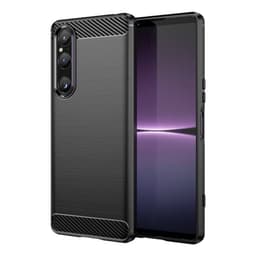 Børstet silikondeksel Sony Xperia 1 V - Svart