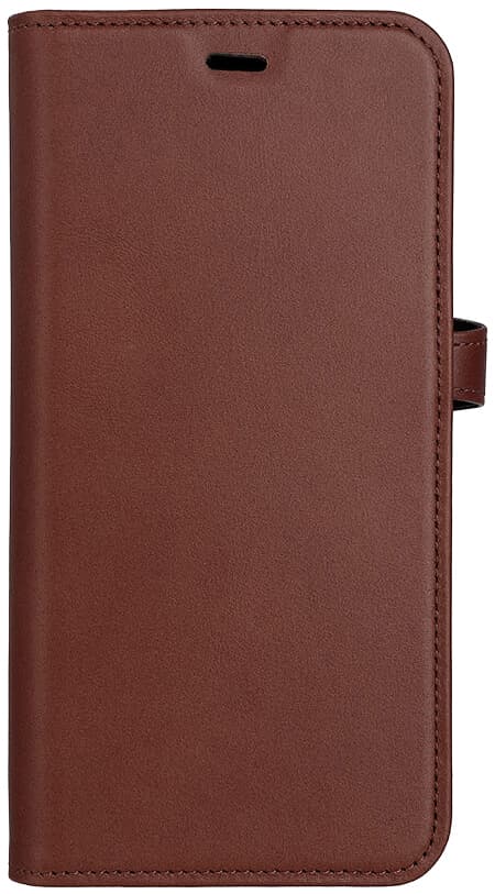 Buffalo iPhone 15 Plus 2-i-1 Leather MagSeries lommebokdeksel (brun)