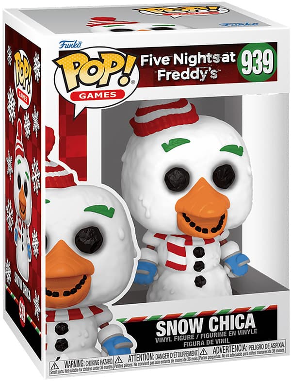 Funko Pop! Vinyl FNAF Holiday Snow Chica figur