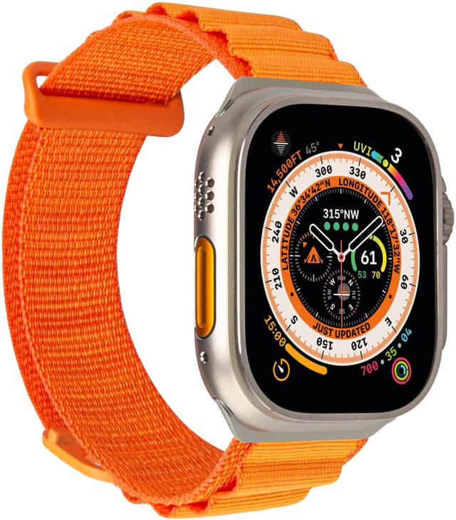 Puro Apple Watch Extreme reim 42-49 mm (oransje)