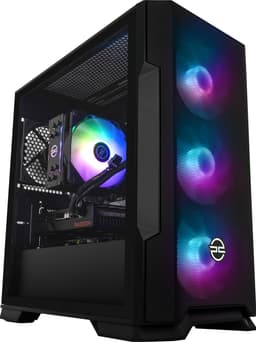 PCSpecialist Core 510 R5-5/16/1000/RX7600 stasjonær gaming-PC