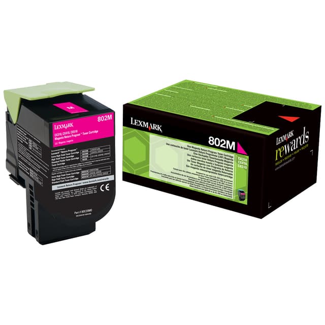 Lexmark tonerpatron 802M Original Magenta