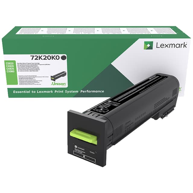 Lexmark - svart - original - tonerpatron - LCCP, LRP