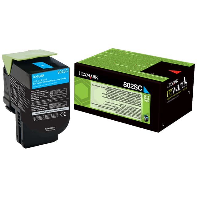 Lexmark tonerpatron 802SC Cyan