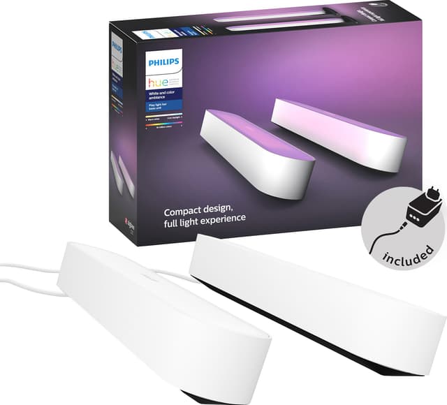 Philips Hue Play lysbar topakning (hvit)