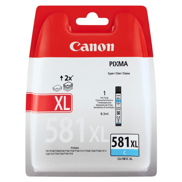 Canon blekkpatron CLI-581XL Cyan