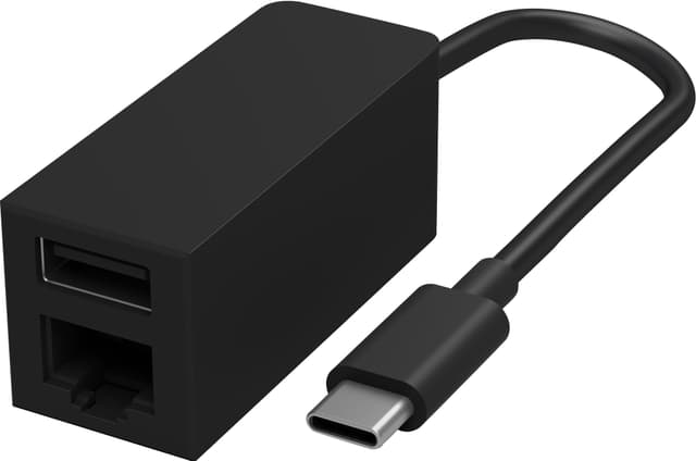 Microsoft USB-C til Ethernet/USB-A-adapter