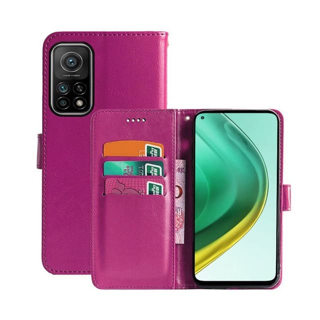 Lommebokdeksel 3-kort Xiaomi Mi 10T  - Rosa