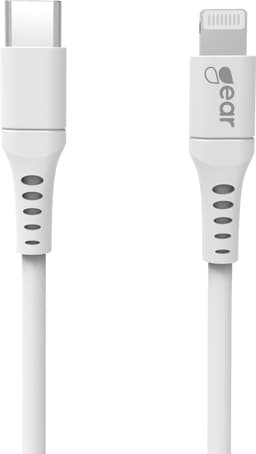 Gear USB-C til Lightning MFi kabel 1m (hvit)