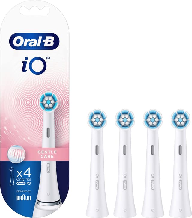 Oral-B iO Gentle Care refill for tannbørstehoder 343554 (hvit)