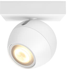 Philips Hue Buckram spotlys (hvit)