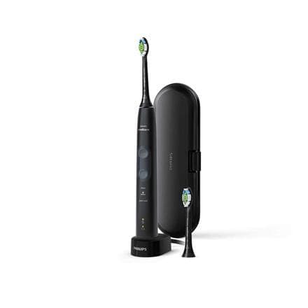 Philips Sonicare ProtectiveClean 5100 Elektrisk tannbørste HX6850/47 Oppladbar, Trådløs, Antall børstehoder inkludert 2, Svart, Antall tenner børstemoduser 3, Sonic-teknologi