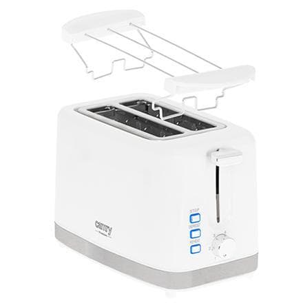 Camry Toaster CR 3219 Effekt 750 W, Antall spor 2, Husmateriale Plast, Hvit