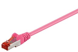 CAT 6 patchkabel S/FTP (PiMF), magenta