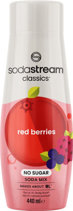 Sodastream Fruits røde bær-konsentrat