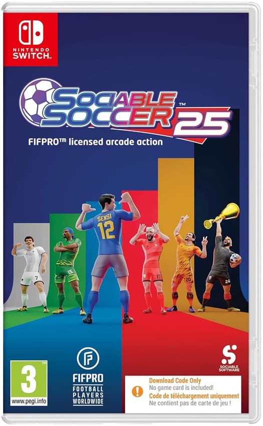 Sociable Soccer 25 Code in Box (Switch)