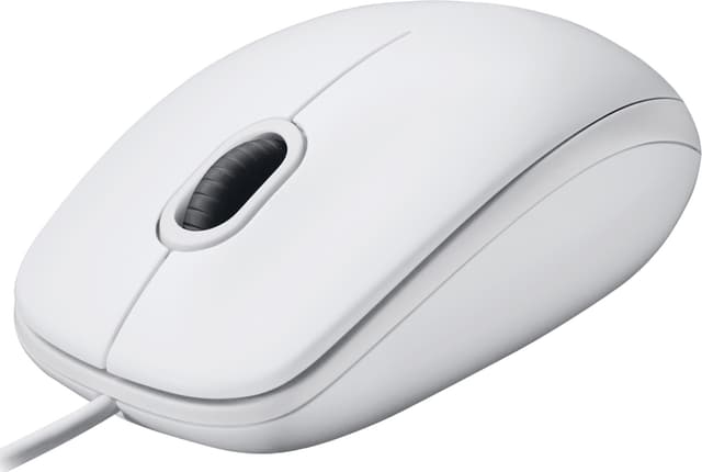 Logitech M100 kablet mus (hvit)