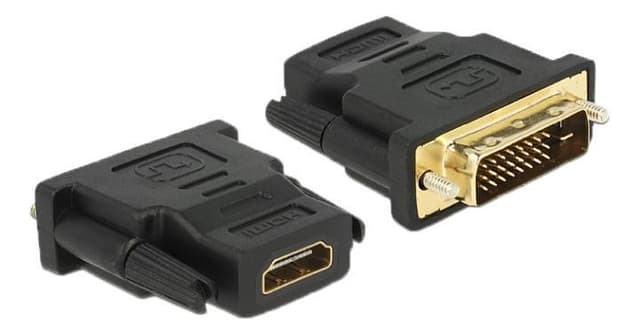 Delock Adapter DVI 24+1 pin male > HDMI female