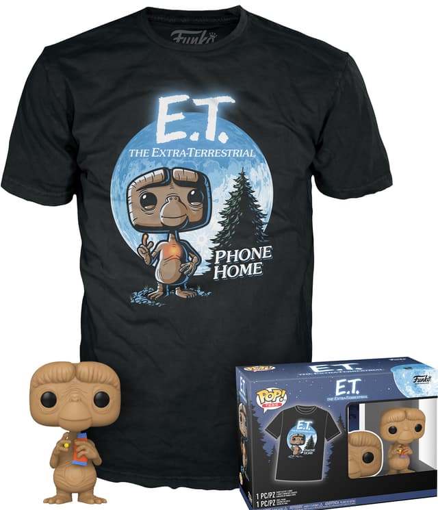 Funko Pop! and Tee E.T. med Reeses (XL)