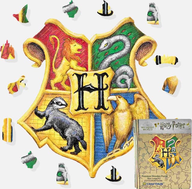 Crafthub Harry Potter puslespill (Hogwards Crest)