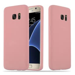 Deksel Samsung Galaxy S7 Silikon cover (rosa)