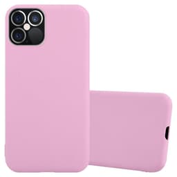 Deksel iPhone 12 PRO MAX Silikon cover (rosa)