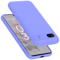 Google PIXEL 6A silikondeksel case (Lilla)