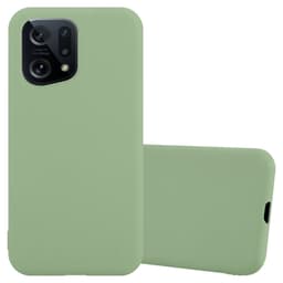 Deksel Oppo FIND X5 Silikon cover (grønn)