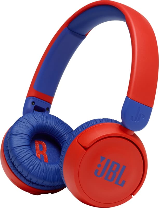 JBL Jr. 310 on-ear hodetelefoner (rød/blå)