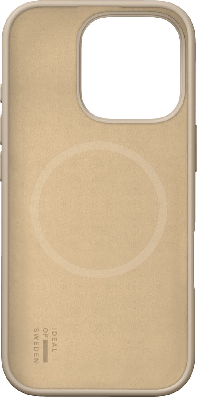 iDeal of Sweden Silicone iPhone 16 Pro deksel (beige)