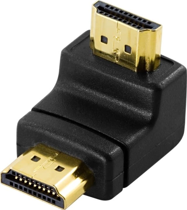 DeLOCK HDMI-adapter, 19-pinners ha til ha, vinklet (65073)