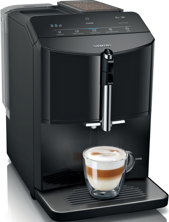 Siemens EQ300 kaffemaskin TF301E09 (pianosort)