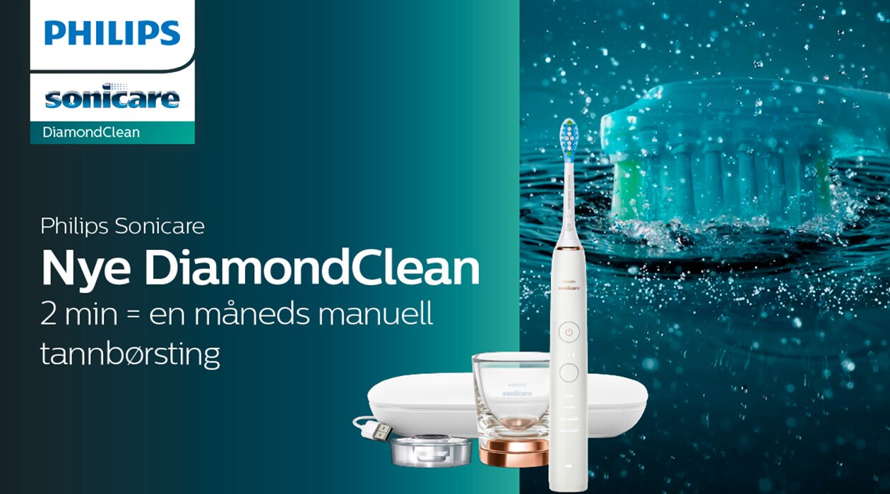 DiamondClean 9000 - Philips beste elektriske tannbørste hittil - Elkjøp