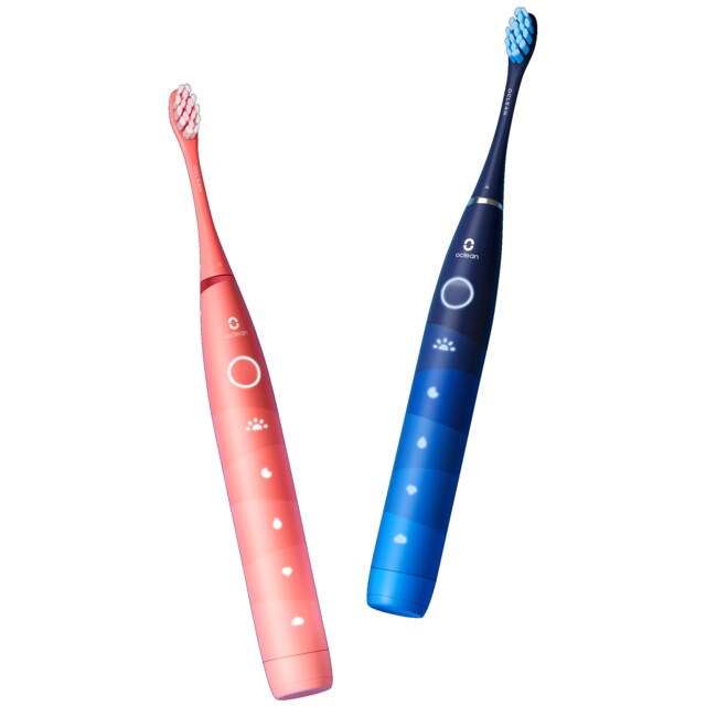 Oclean Find Duo Set elektrisk tannbørste 6830178 (rosa & blå)