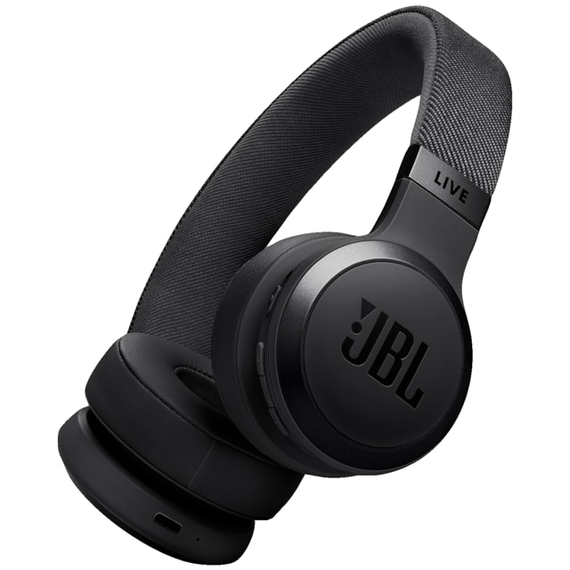 JBL Live 670NC trådløse on-ear hodetelefoner (sort)