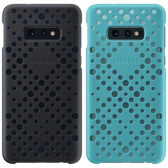 Samsung Galaxy S10e mønstret deksel (sort og grønt) - Elkjøp