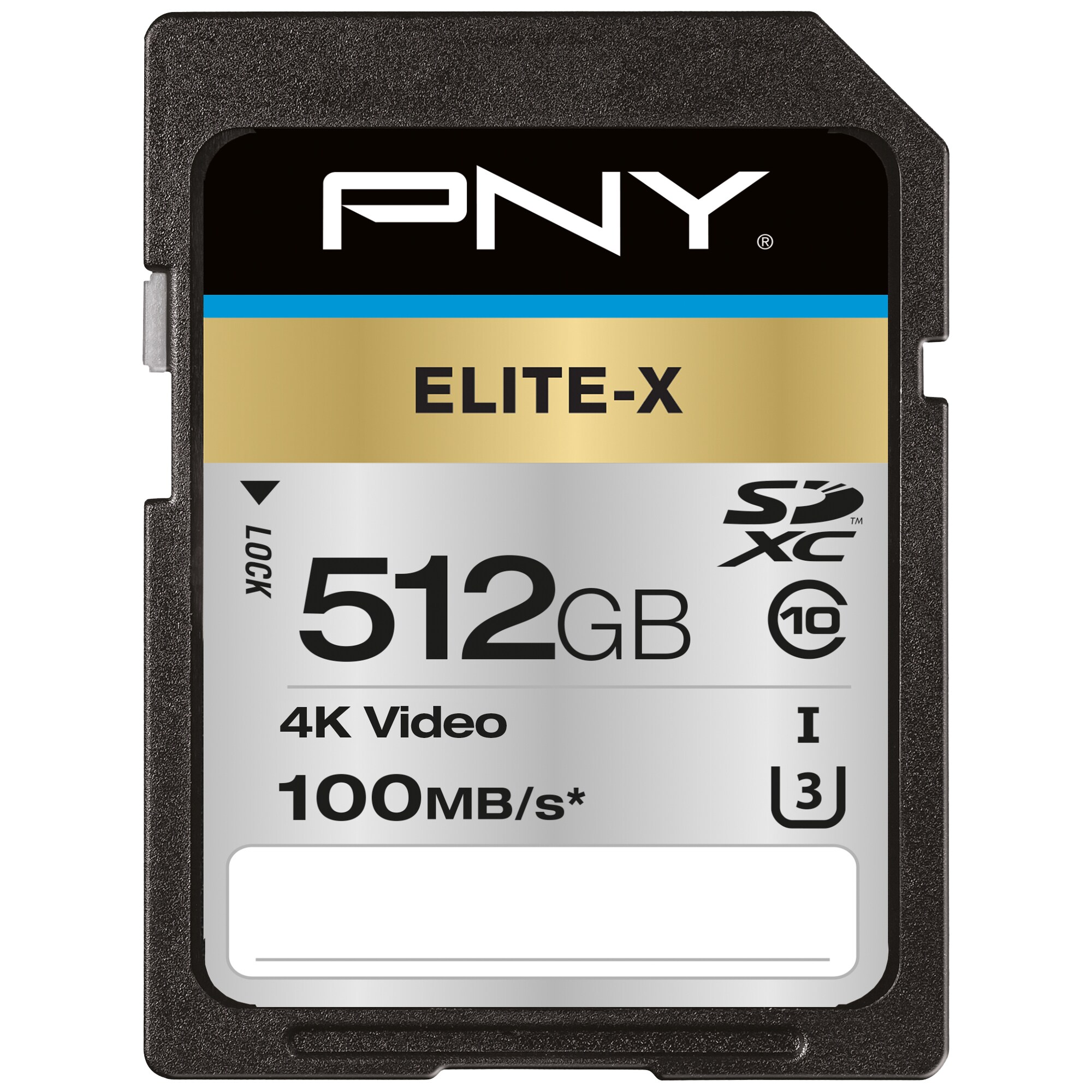 PNY Elite-X SDXC-minnekort 512 GB - Minnekort og USB-minne - Elkjøp