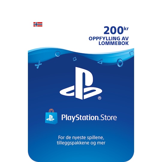 Playstation Live Network Card (PSN) - PS4, PS3, PSP, PS Vita - 200 NOK -  Elkjøp