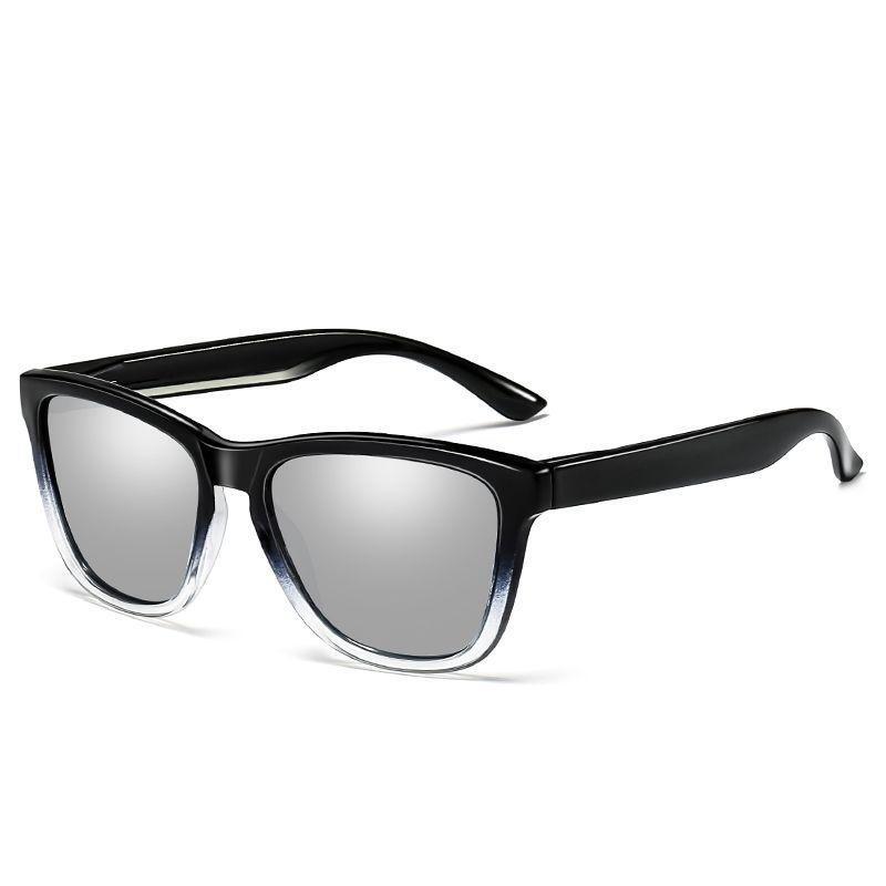 Polariserte solbriller UV400-beskyttelse svart / sølv - Elkjøp
