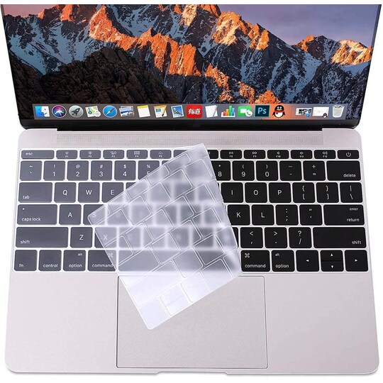 Tastaturdeksel til MacBook Pro 13""/ Retina 12"" silikon Gjennomsiktig -  Elkjøp