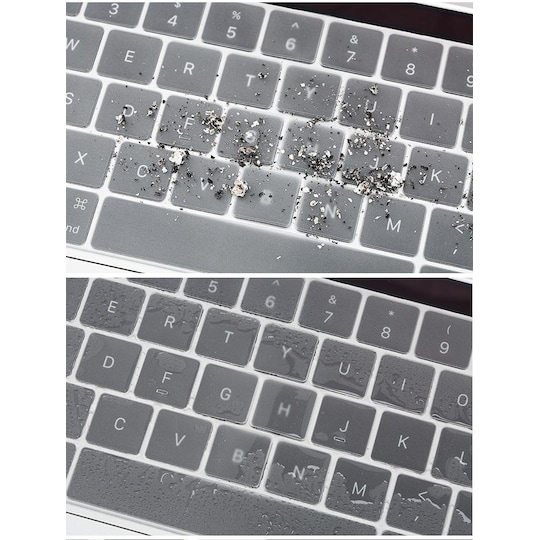 Tastaturdeksel til MacBook Pro 13""/ 15"" silikon Gjennomsiktig - Elkjøp