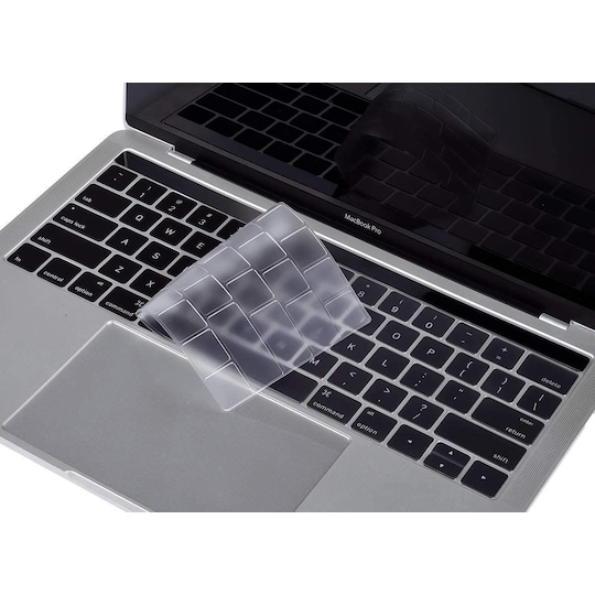 Tangentbordsskydd för MacBook Pro 13""/15"" silikon Transparent - Elkjøp